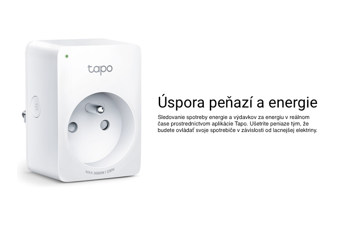 TP-Link Tapo P110​ - inteligenta zasuvka